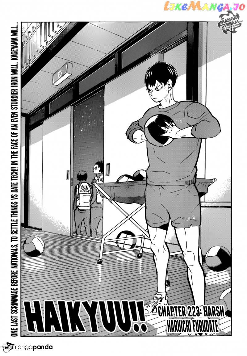 Haikyuu!!, Chapter 223 image 01